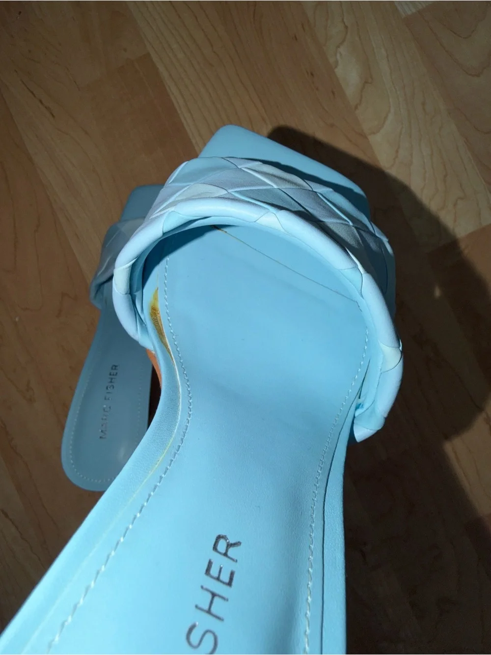 Marc Fisher Darasa Light Blue Heeled Sandal Size 7